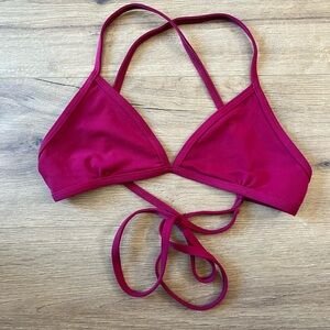 Jolyn Clothing Cabernet Triangle top